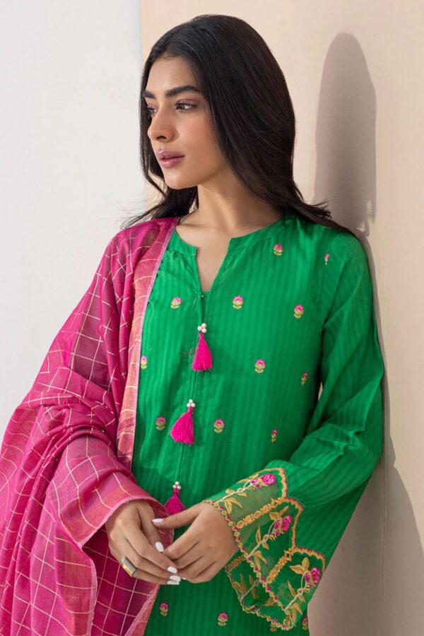 Embroidered Shirt Shalwar Dupatta - Image 5