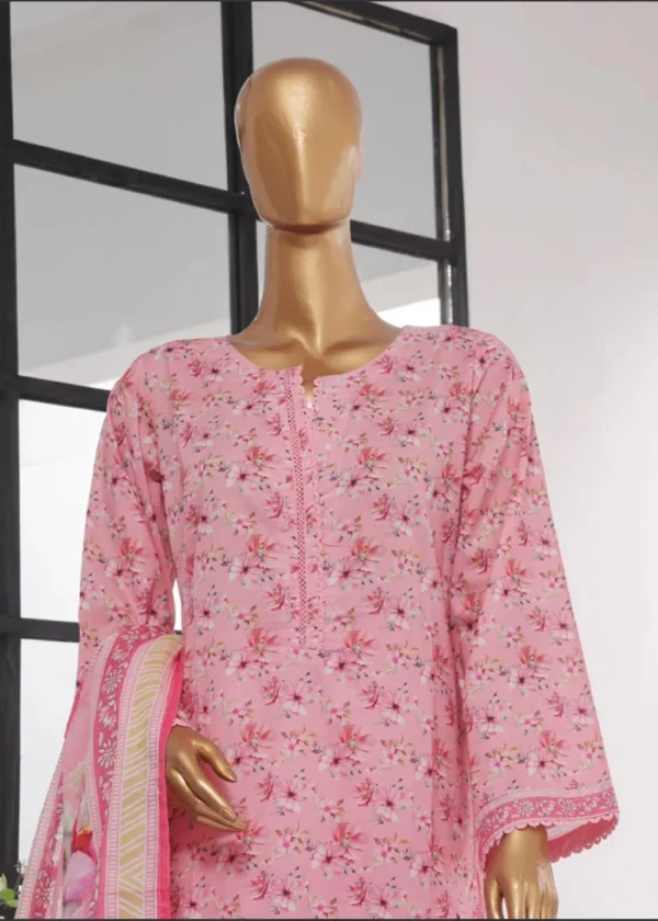 3 Piece Printed Stitched Suit - Image 3