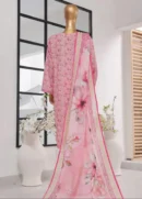 3 Piece Printed Stitched Suit