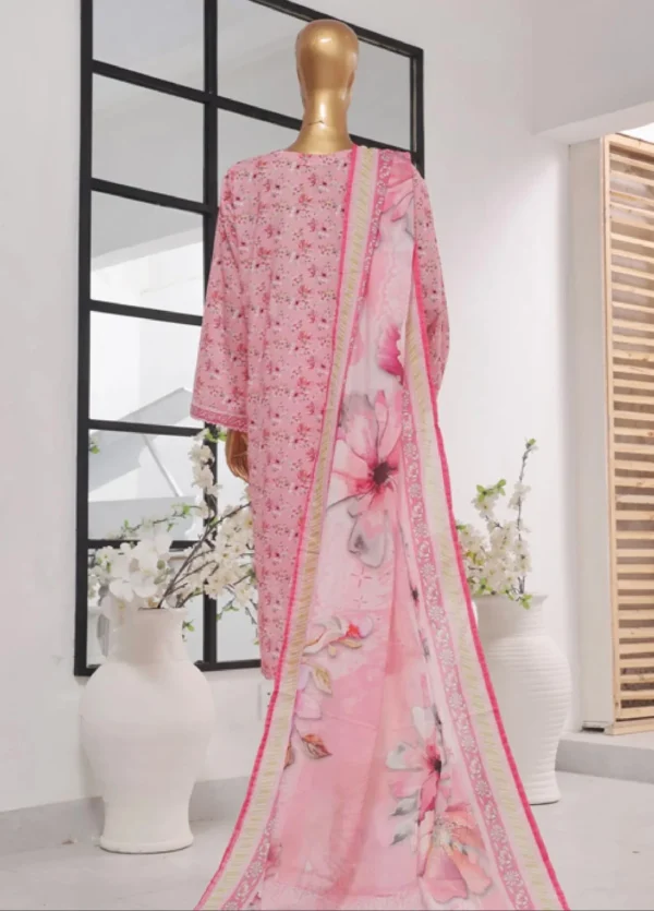 3 Piece Printed Stitched Suit - Image 2