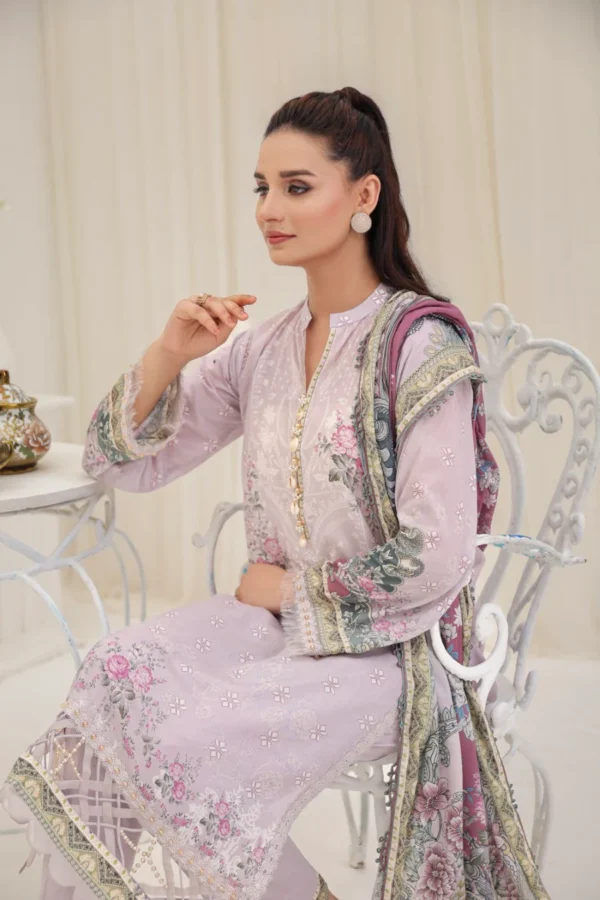 Digital Printed Lawn Unstitched - Image 3