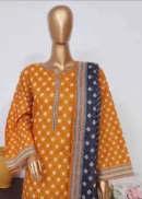 3 Piece Printed Stitched Suit