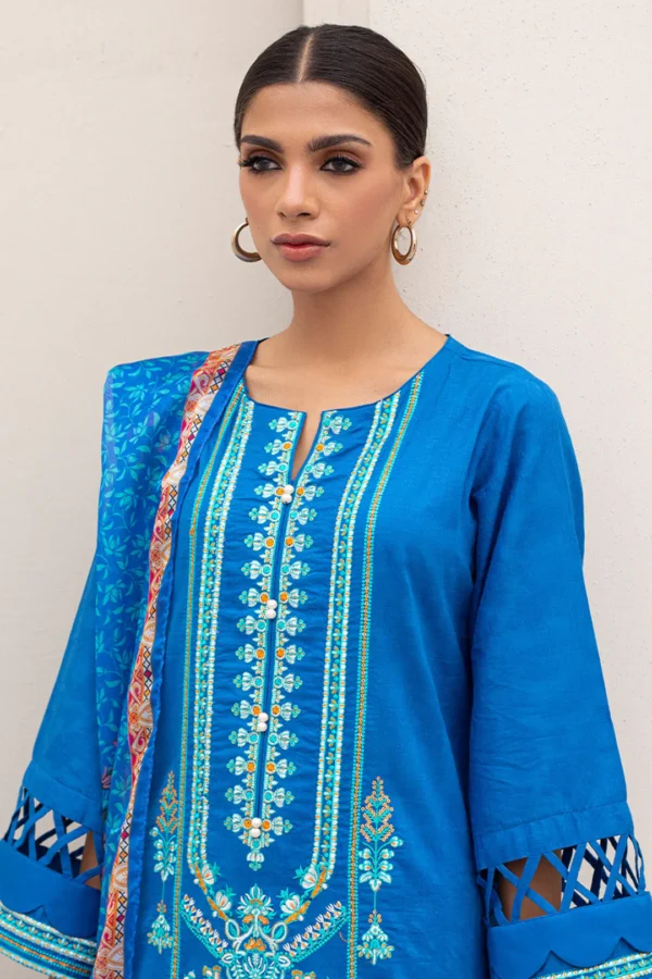 Embroidered Shirt Shalwar Dupatta - Image 5