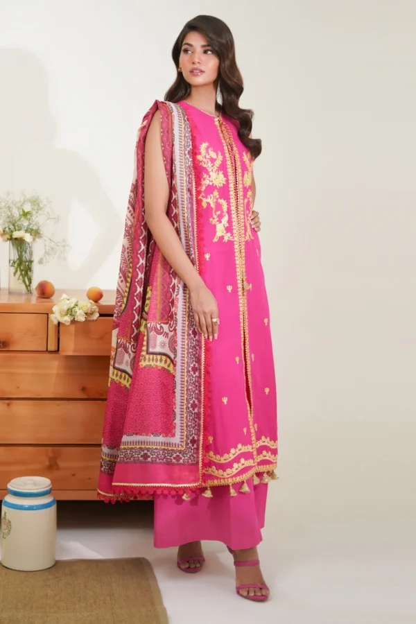 Embroidered Shirt Shalwar Dupatta - Image 4
