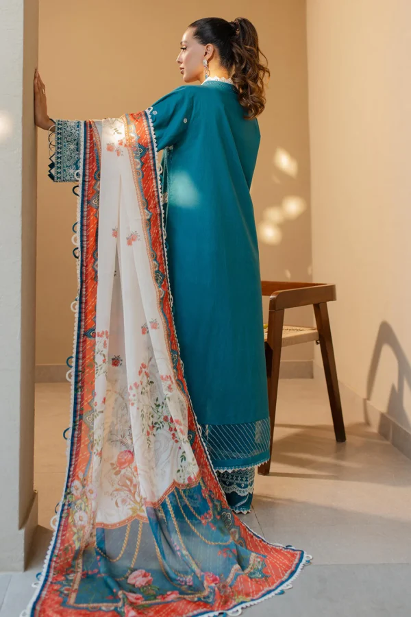 Embroidered Shirt Shalwar Dupatta - Image 2