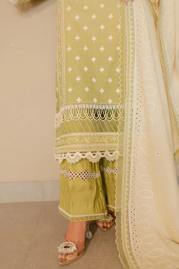 Embroidered Shirt Shalwar Dupatta - Image 4