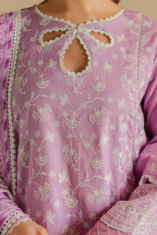 Embroidered Shirt Shalwar Dupatta - Image 4