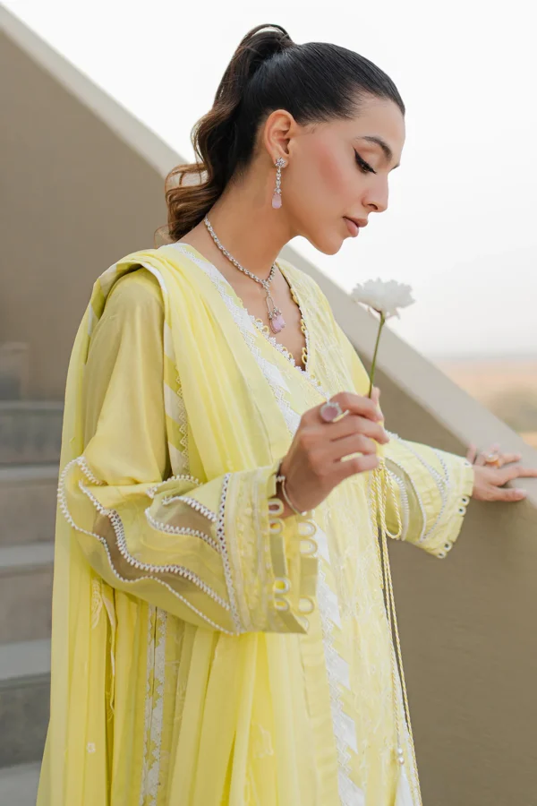 Embroidered Shirt Shalwar Dupatta - Image 6
