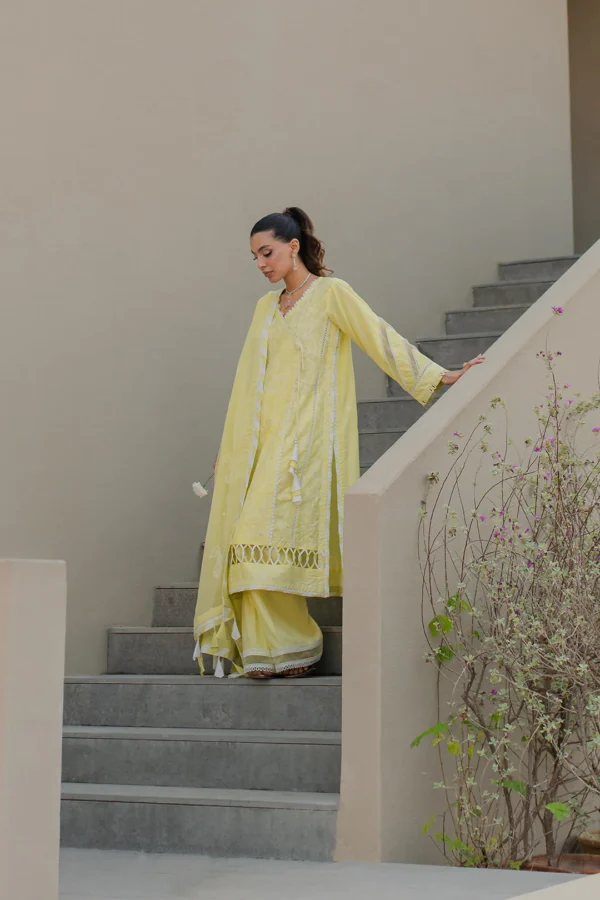 Embroidered Shirt Shalwar Dupatta - Image 5