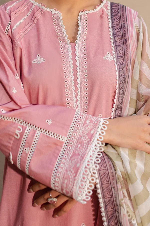 Embroidered Shirt Shalwar Dupatta - Image 3