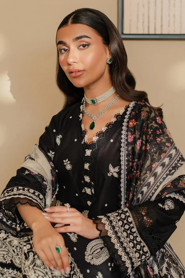 Embroidered Shirt Shalwar Dupatta - Image 7