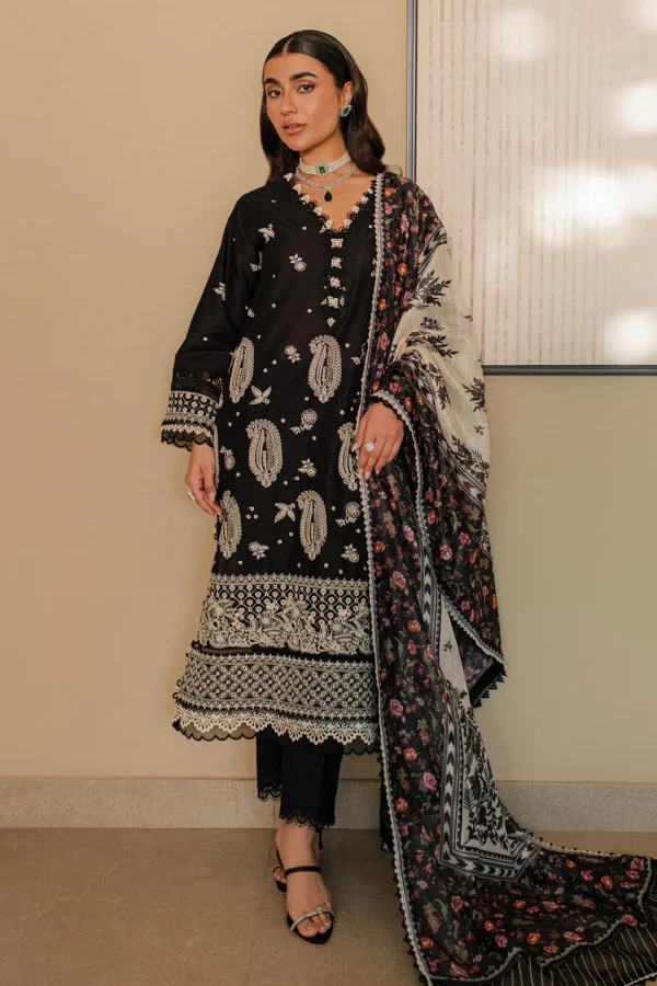 Embroidered Shirt Shalwar Dupatta