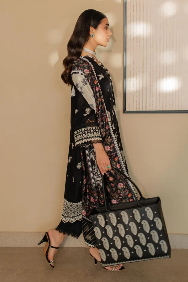 Embroidered Shirt Shalwar Dupatta - Image 2