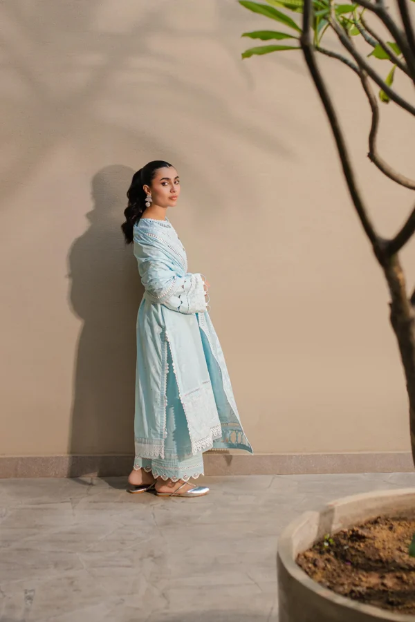 Embroidered Shirt Shalwar Dupatta - Image 2