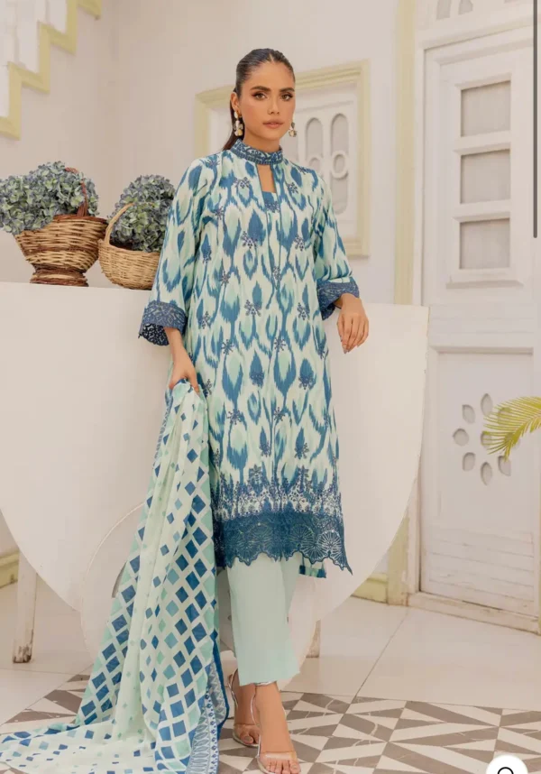 EMBROIDERED LAWN UNSTITCHED