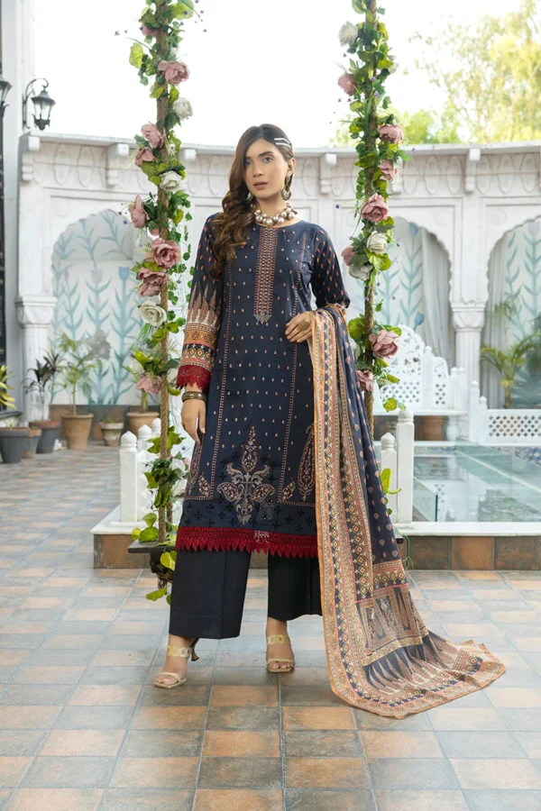 Chickenkari Embroidered Lawn
