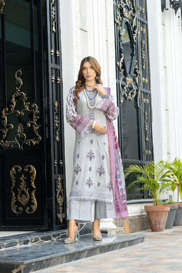 Chickenkari Embroidered Lawn