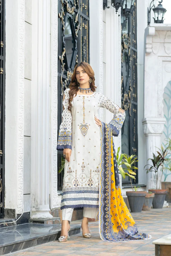 Chickenkari Embroidered Lawn