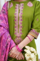 Embroidered Shirt Shalwar Dupatta