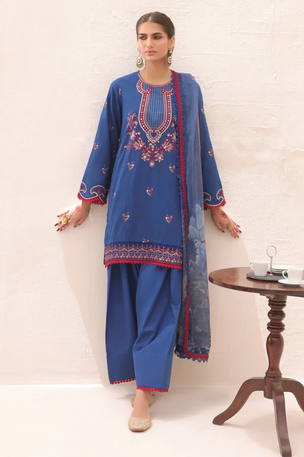 Embroidered Shirt Shalwar Dupatta - Image 5