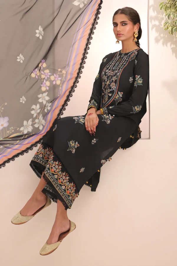 Embroidered Shirt Shalwar Dupatta - Image 4