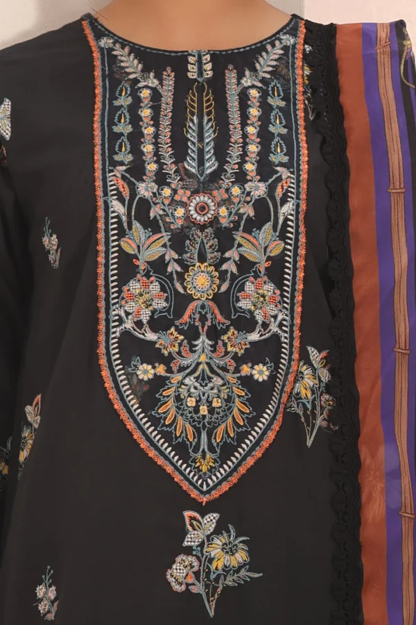 Embroidered Shirt Shalwar Dupatta - Image 3