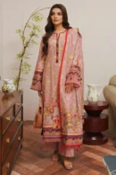 zellbury 3 piece printed cambric shirt shalwar dupatta