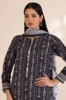 zellbury 2 piece printed Cotton shirt dupatta