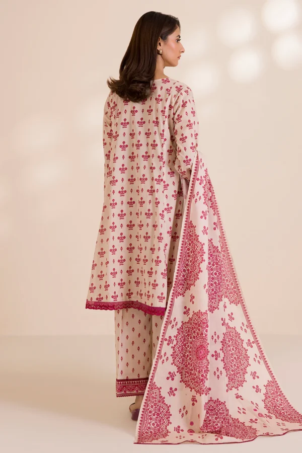 zellbury 3 piece printed Cotton shirt shalwar dupatta - Image 6