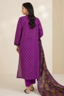zellbury 3 piece printed Cotton shirt shalwar dupatta