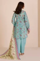 zellbury 3 piece printed Cotton shirt shalwar dupatta