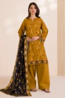 zellbury 3 piece printed Cotton shirt shalwar dupatta