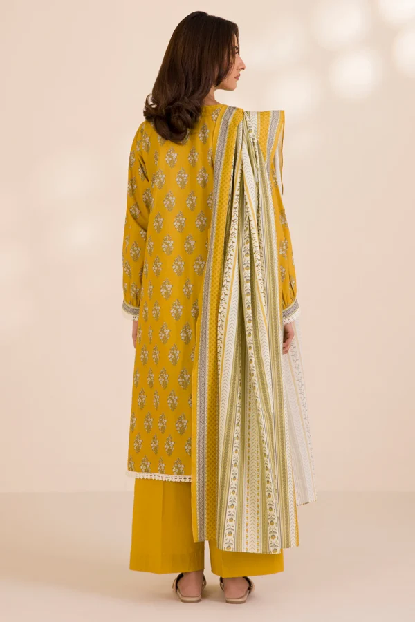 zellbury 3 piece printed Cotton shirt shalwar dupatta - Image 2